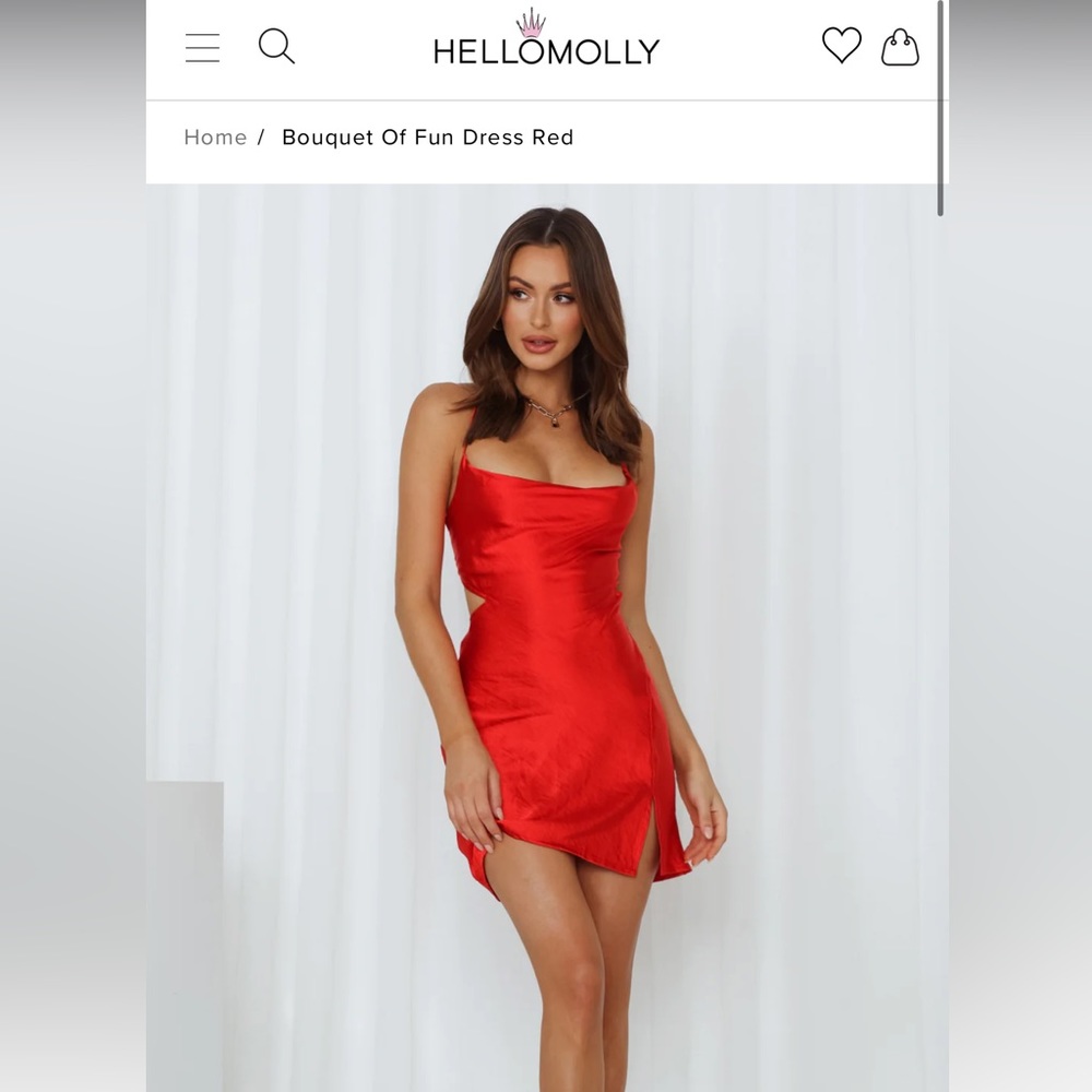 Hello Molly - Bouquet of fun dress Red - Size XS/ US 2
